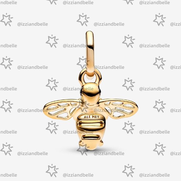 Pandora Sparkling Bee Dangle Charm - Picture 2 of 6
